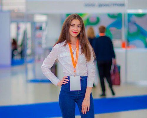 Moscow exhibition interpreter