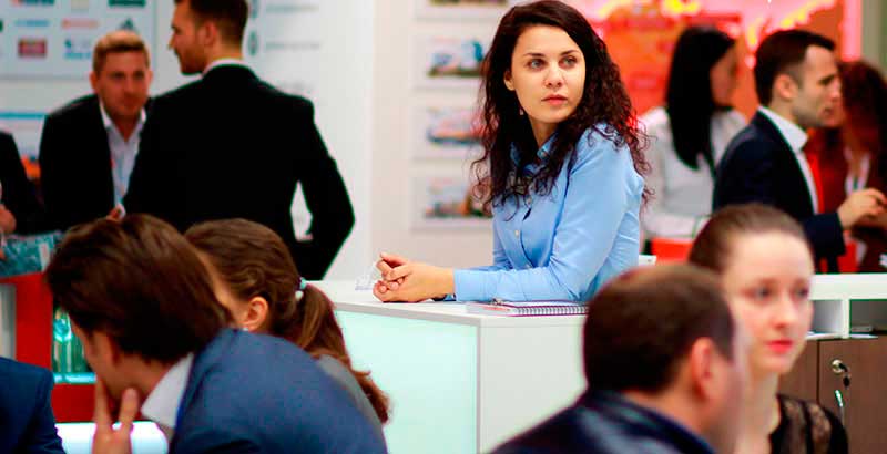 Moscow Interpreter Hostess for Neftegaz Trade Show