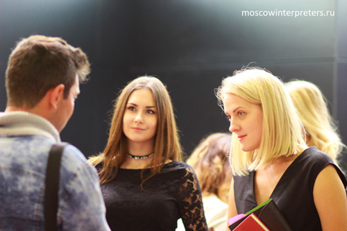 Russian Interpreter in Crocus Expo