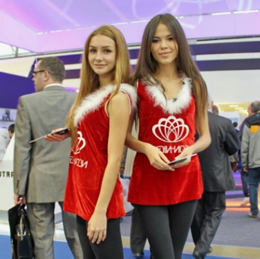 Russian Interpreter Hostess Model for СРМ – COLLECTION PREMIÈRE MOSCOW Exhibition in Expocentre