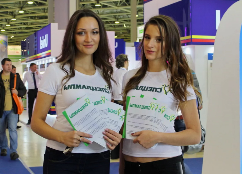 Russian Interpreter Hostess Translator for ExpoCoating Moscow Exhibition in Crocus Expo
