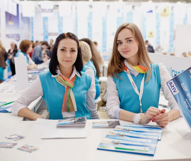 Russian Interpreter Hostess Translator for MedTravelExpo Moscow Exhibition in Expocentre