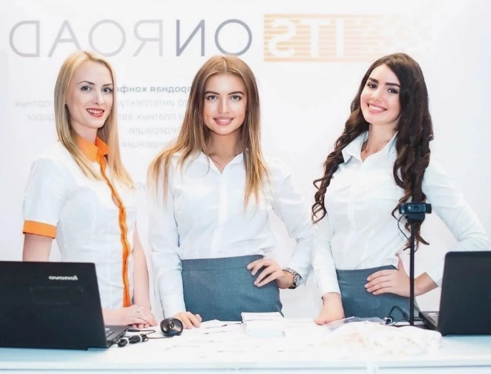 Russian Interpreter Hostess Translator for TECHNOFORUM Moscow Exhibition in Expocentre