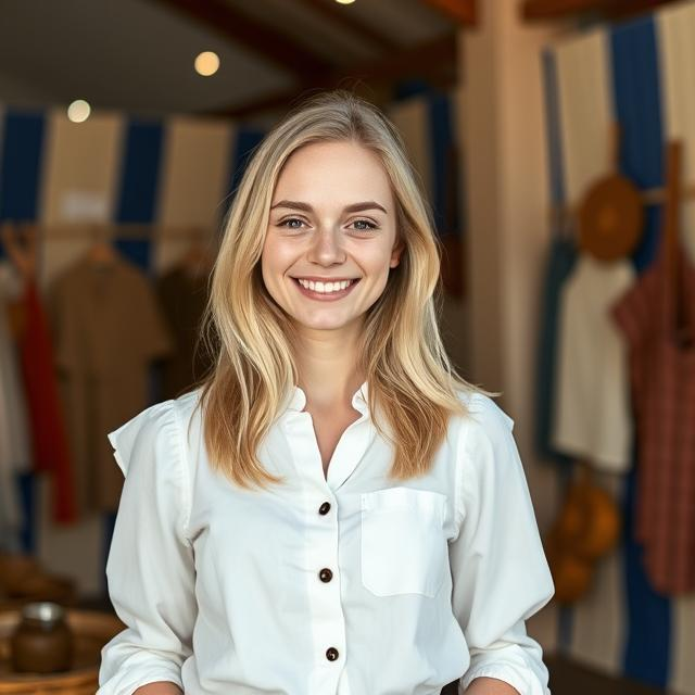 Russian Interpreter at the Dacha Outdoor Moscow Exhibition