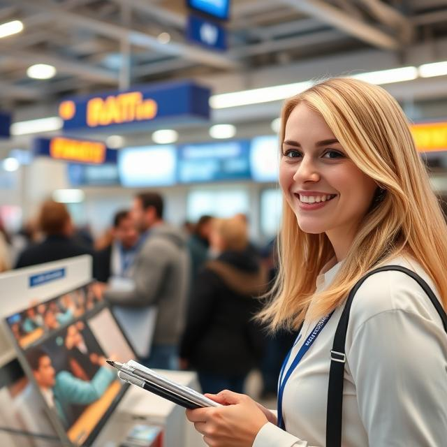 Russian Interpreter at the Electronica-Transport Exhibition in Moscow