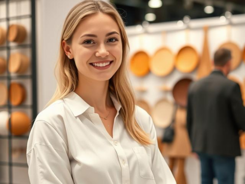 Russian Interpreter at the MosHome Moscow Trade Show in Crocus Expo