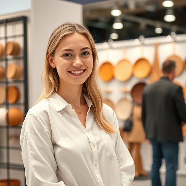 Russian Interpreter at the MosHome Moscow Trade Show in Crocus Expo