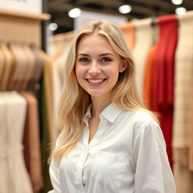Russian Booth Assistant Interpreter for TEXTILLEGPROM Moscow Trade Fair