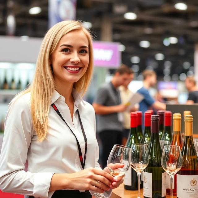 Interpreter at the VINORUS.VINOTECH Exhibition