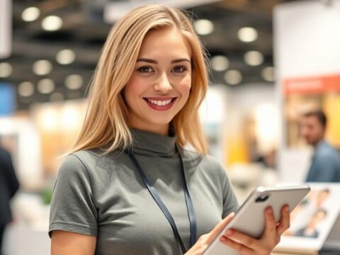 Russian Hostess for CeMAT RUSSIA