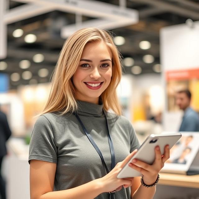 Russian Hostess for CeMAT RUSSIA
