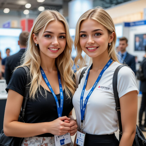 Russian Interpreters at a Moscow Gardening Products Fair