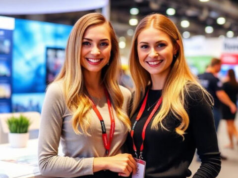 모스크바 전시 부스 통역사