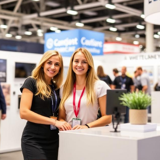 Interpreters at Moscow's Leather Goods Trade Fairs