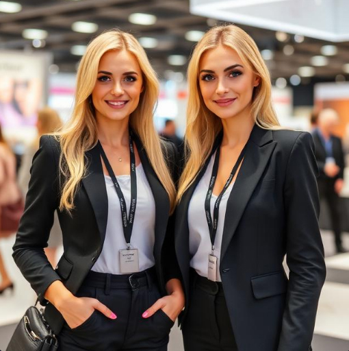 Russian Interpreters at Moscow Textile Exhibitions