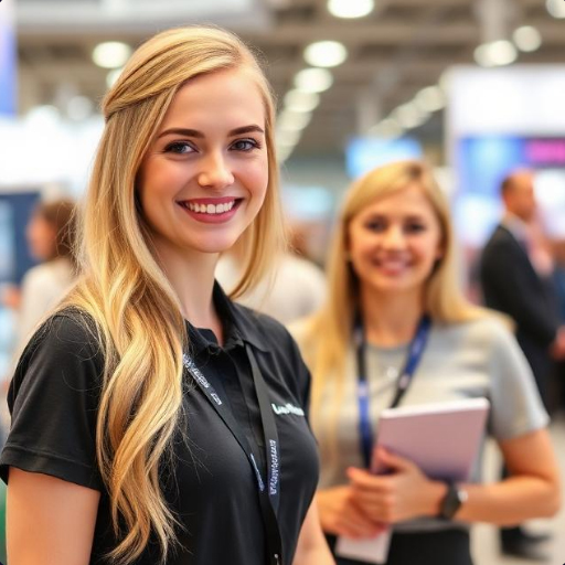 Booth Assistants, Interpreters, and Hostesses at the Heat&Power Exhibition