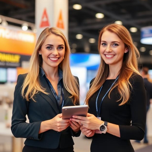 Russian Interpreter Booth Assistant for Light + Audio Tec