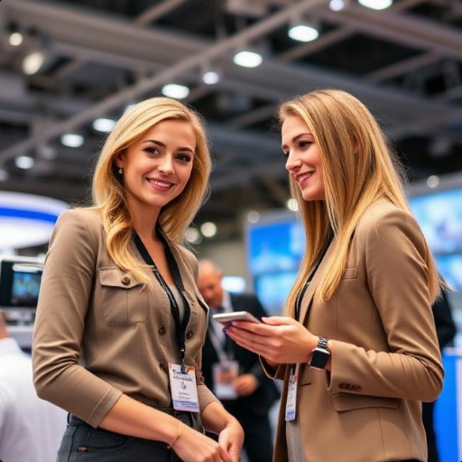 Interpreters at Moscow International Property Show